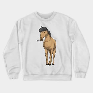 Horse Painter Paint brush Crewneck Sweatshirt